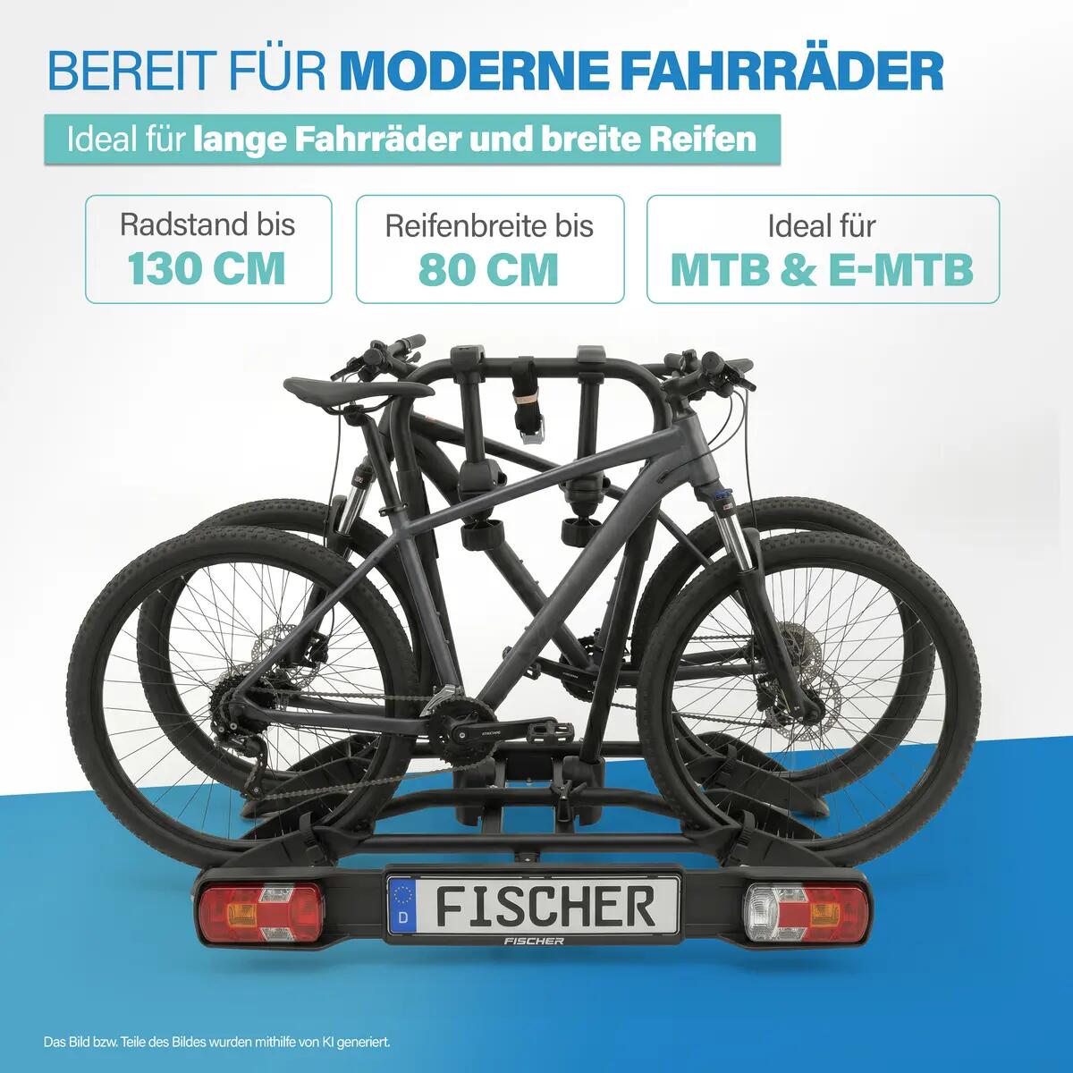 FISCHER Kupplungs-Fahrradträger SmartLine - robust, praktisch, preiswert 7/7