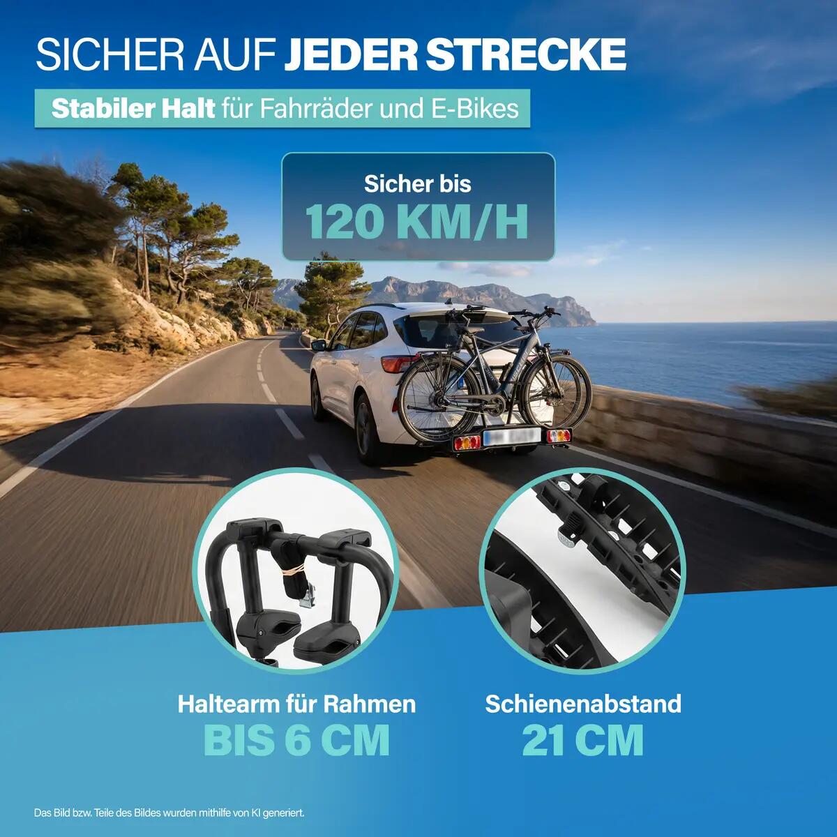 FISCHER Kupplungs-Fahrradträger SmartLine - robust, praktisch, preiswert 6/7