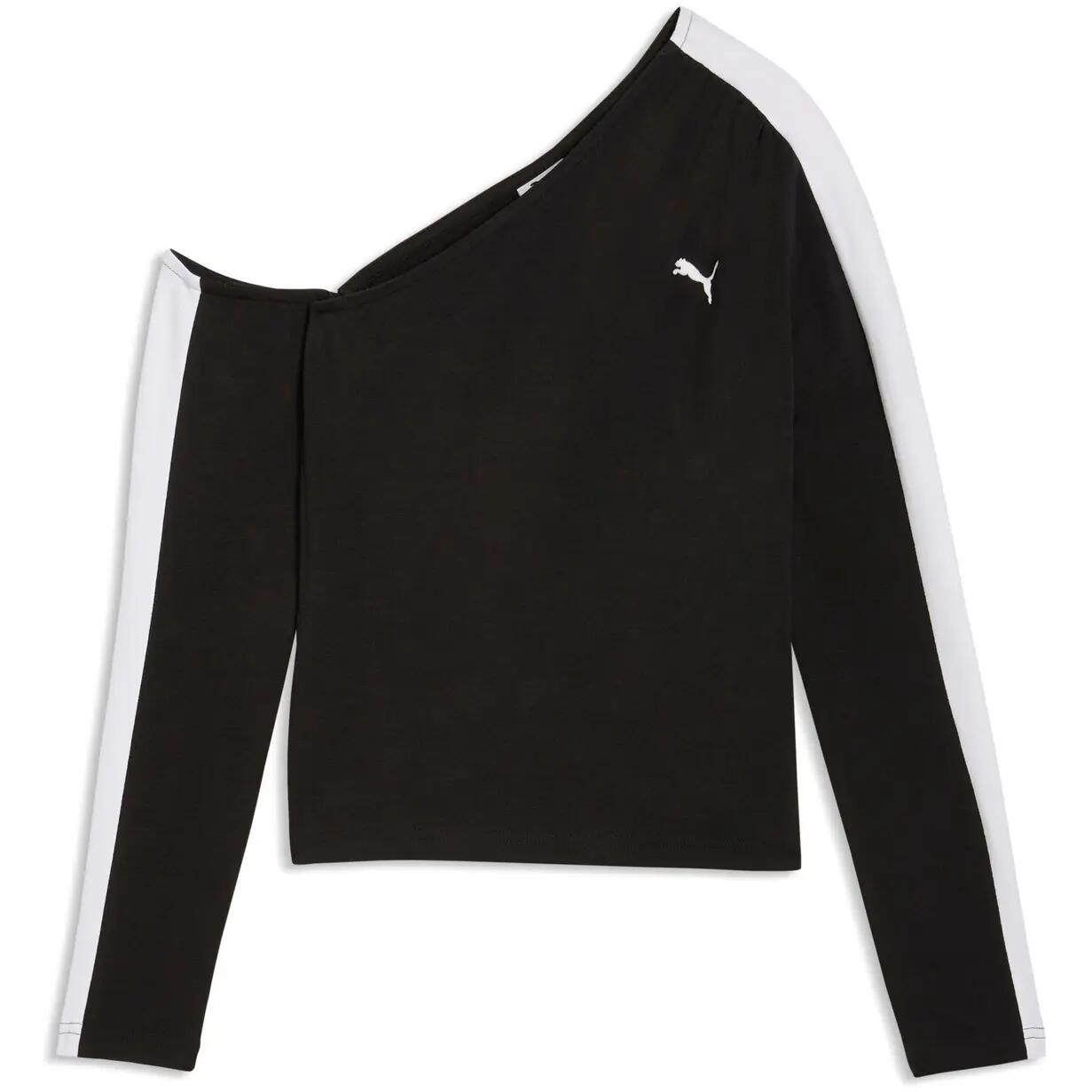 damskie Blouse Puma T7 Asymmetric Longsleeve 5/5