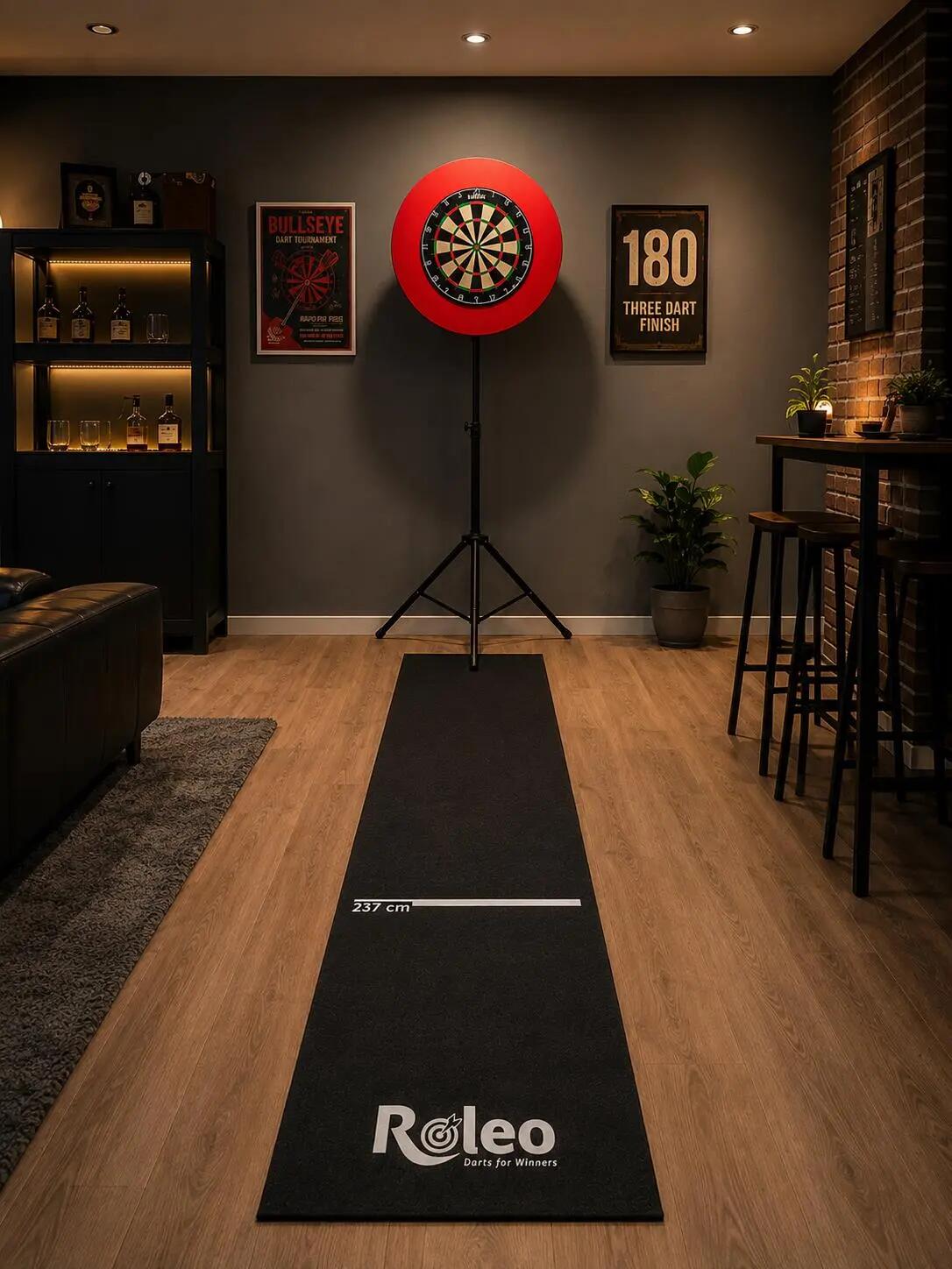 Ensemble complet de fléchettes Keltik : cible professionnelle, fléchettes, tapis 13/14