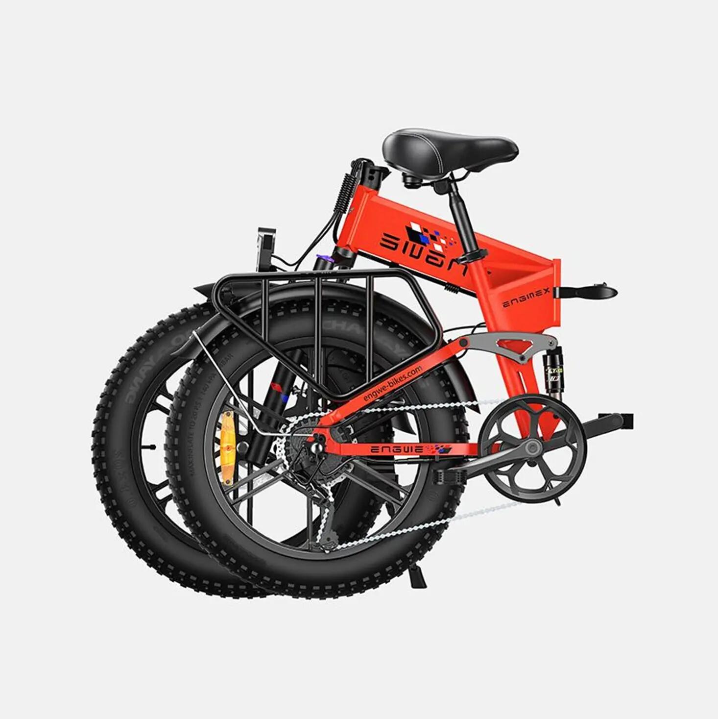 Bicicleta eléctrica ENGWE X 250W 120km PAS suspensión completa neumáticos anchos 4/15