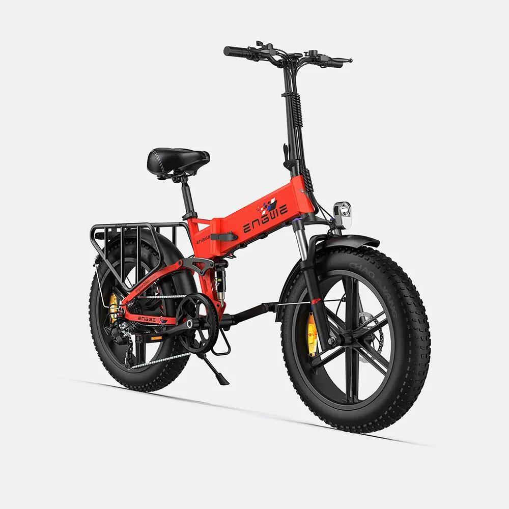 Bicicleta eléctrica ENGWE X 250W 120km PAS suspensión completa neumáticos anchos 7/15