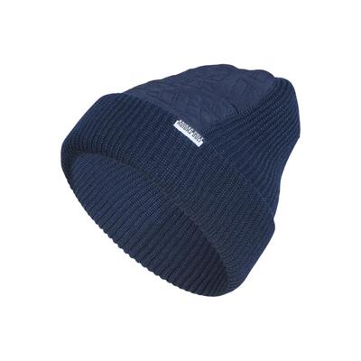 Adidas quilted beanie, muts voor heren, marineblauw