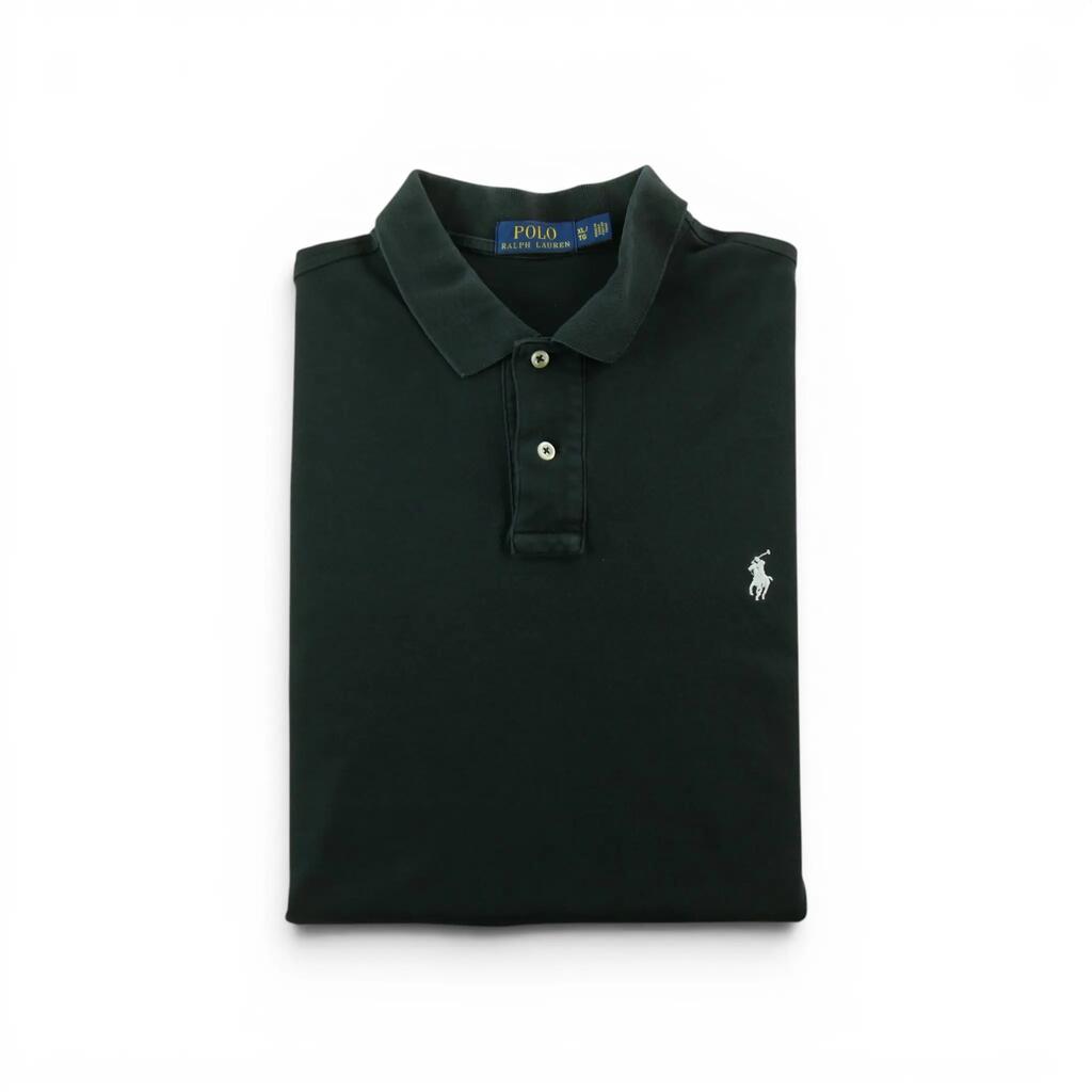 Second life - Men's Black Short Sleeve Polo Polo Ralph Lauren - Good