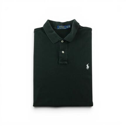 Seconde vie - Polo manches courtes Homme Noir - Bon état