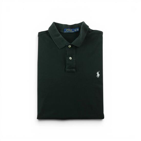 Seconde vie - Polo manches courtes Homme Noir - Bon état