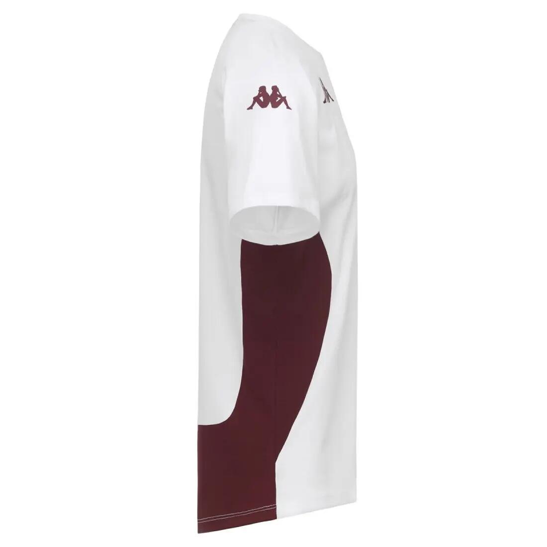 T-shirt Kappa Millado Union Bordeaux Bègles bianca 3/3