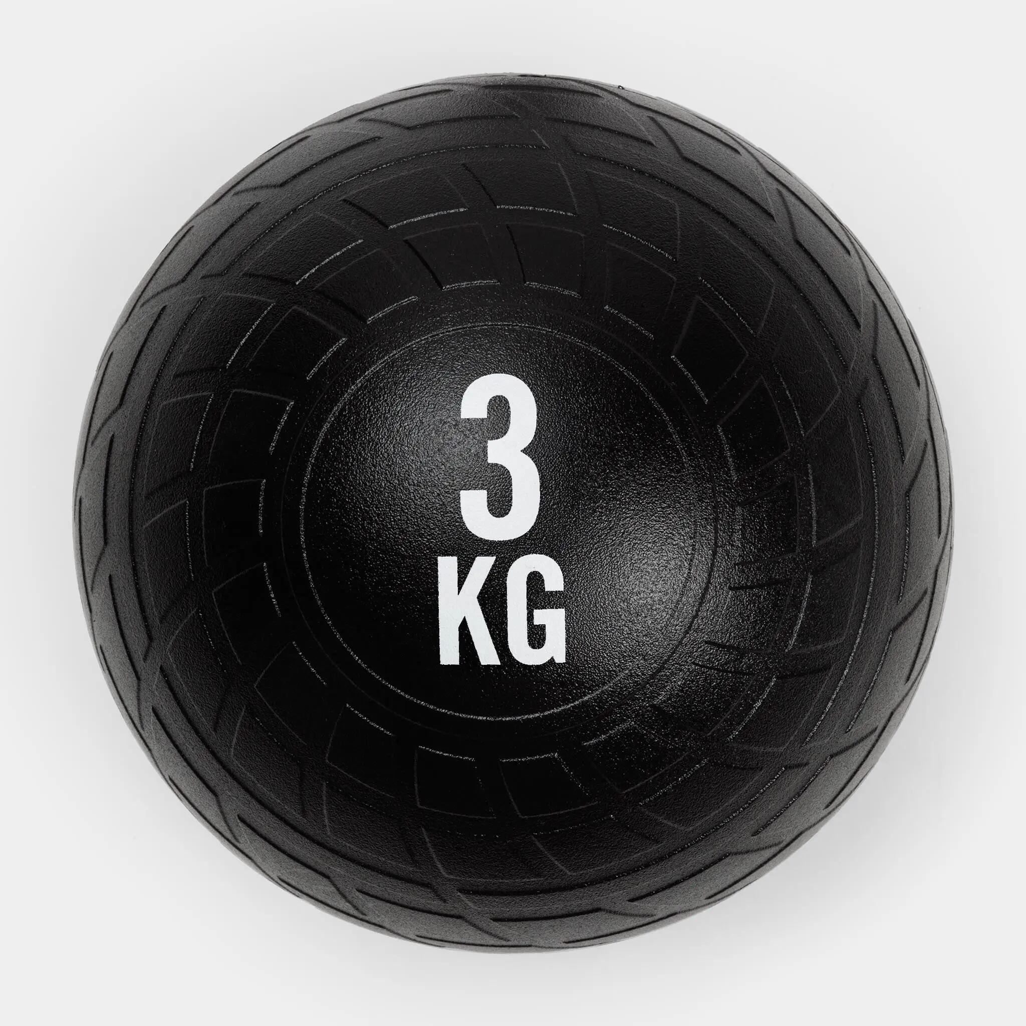 ZEUZ Slam Ball 3 KG – Medicijnbal & Fitnessbal – Voor CrossFit & Krachttraining 1/1