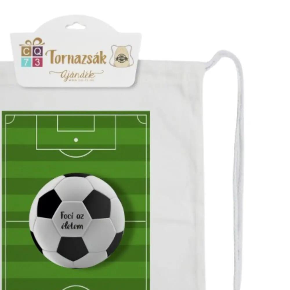 Magyarország tornazsák textil Foci az életem 3/4