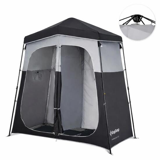 Tenda doccia Marasusa Q Double Camping Tenda spogliatoio Tenda WC 2 persone