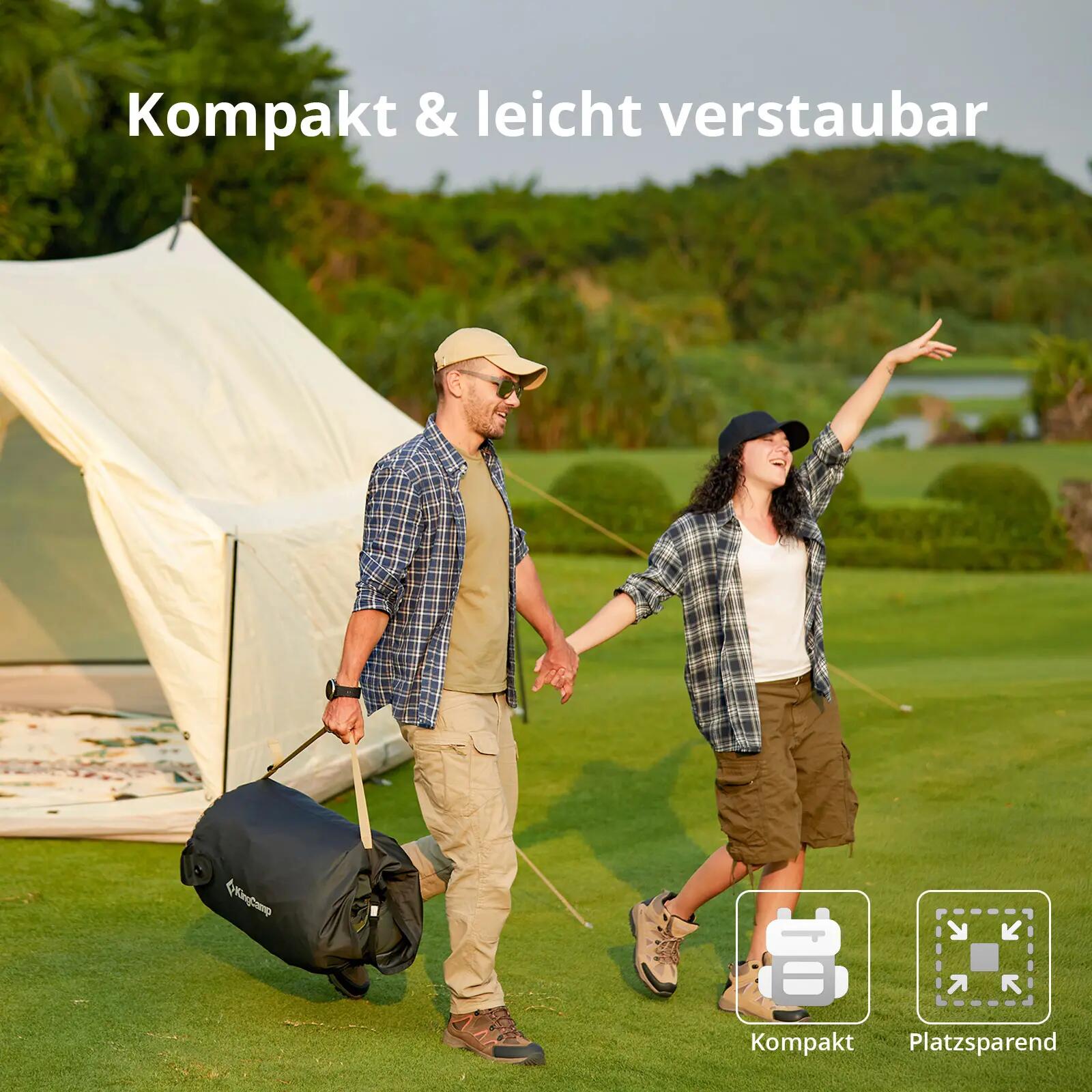 Lit à air LuxeAir Double 2 personnes Matelas de camping + housse 17 cm 7/7
