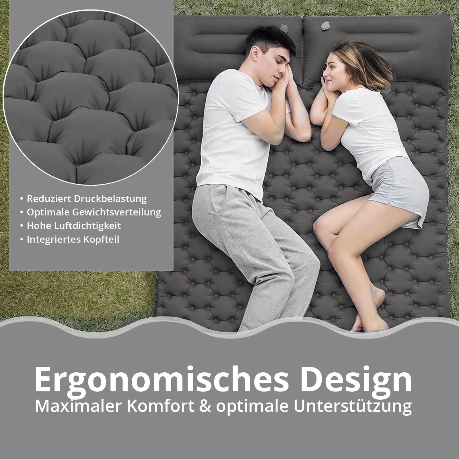 Cama de aire para camping Wildwood Double 2 personas colchoneta doble 1,6 kg 4/7