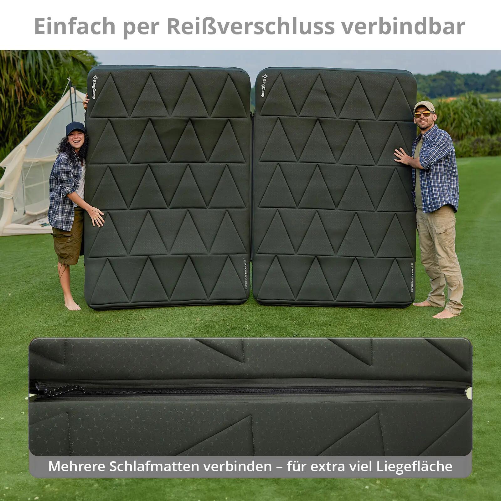 Lit à air LuxeAir Double 2 personnes Matelas de camping + housse 17 cm 5/7