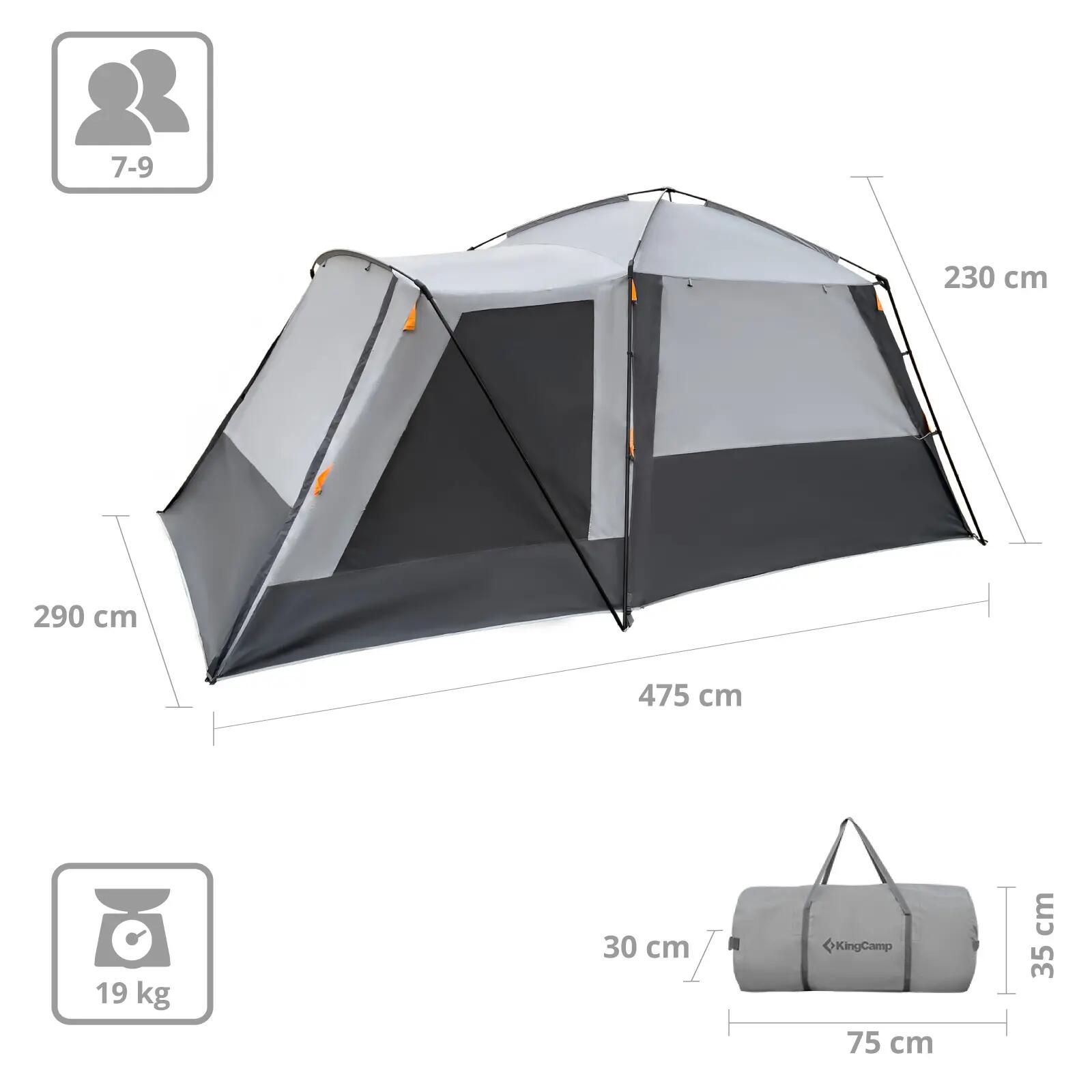 Tenda posteriore Prati autobus tenda SUV furgone tenda famiglia tenda campeggio 2/7