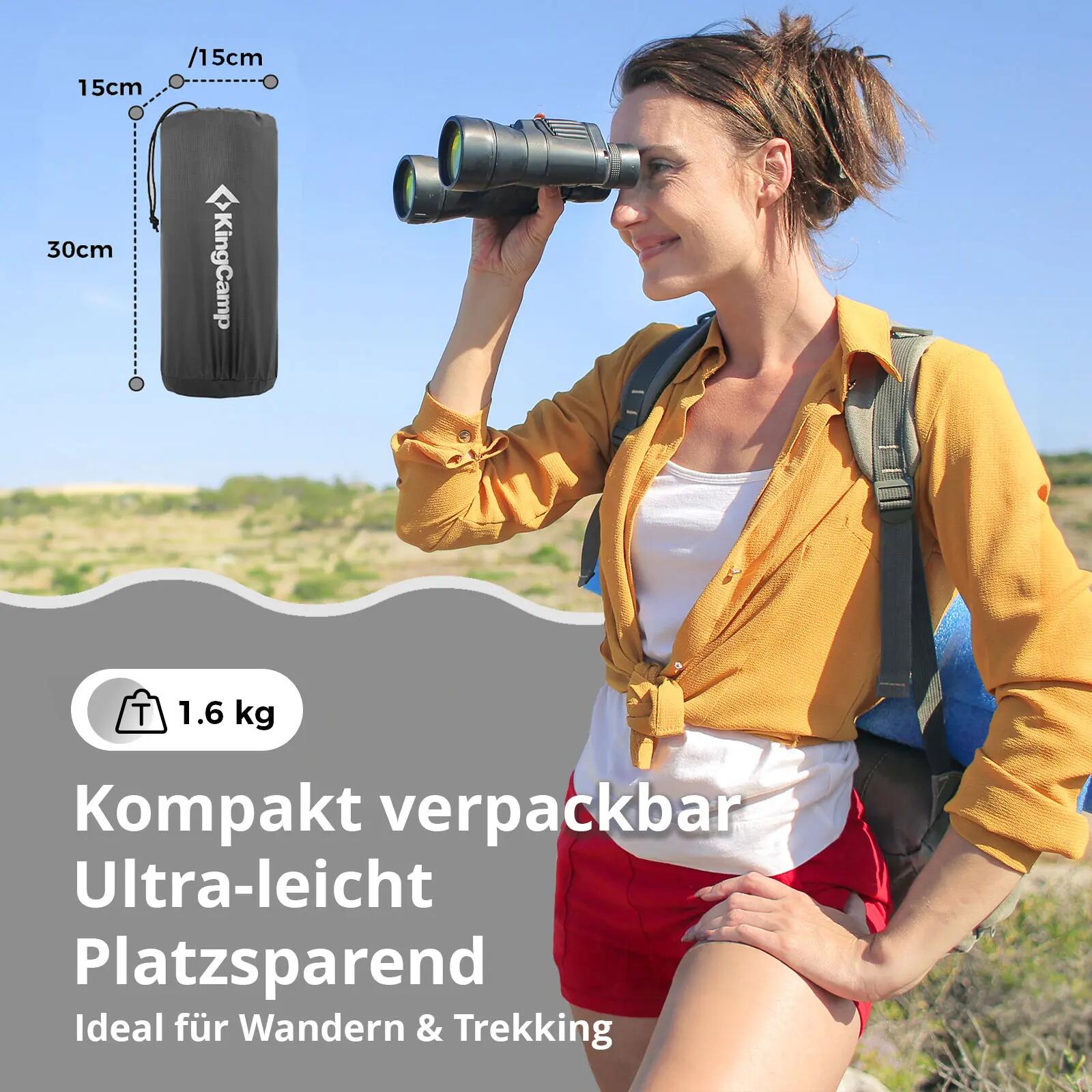 Cama de aire para camping Wildwood Double 2 personas colchoneta doble 1,6 kg 3/7