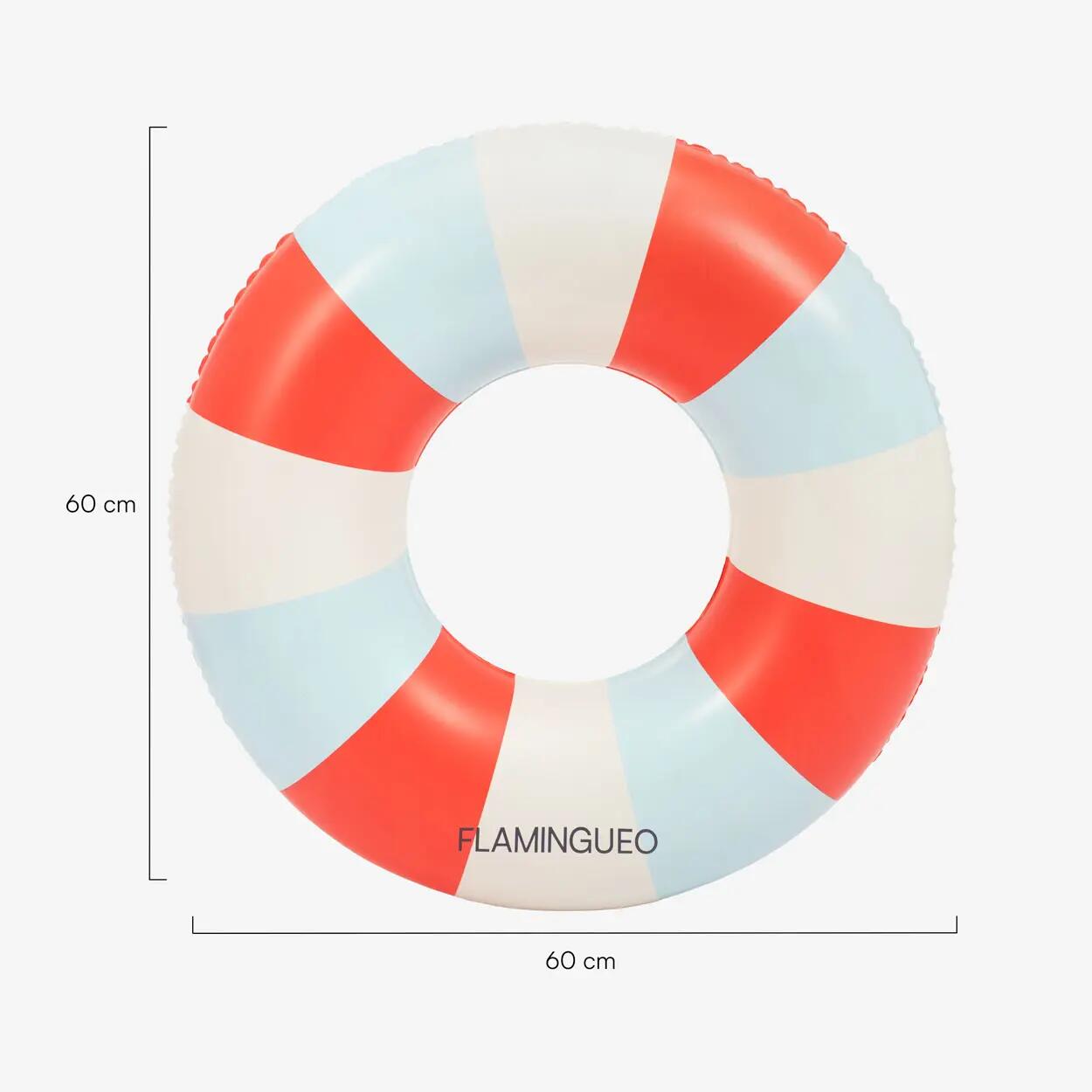 Flamingueo Ciambella Gonfiabile Bambino Doppia Valvola PVC Donut Multicolore 8/8