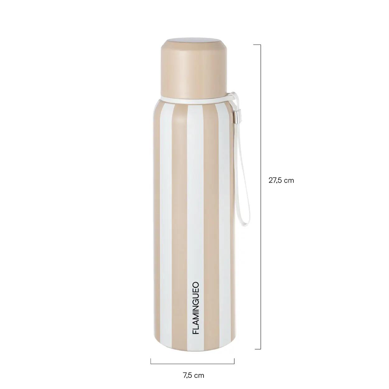 Flamingueo gourde enfant acier beige 8/8