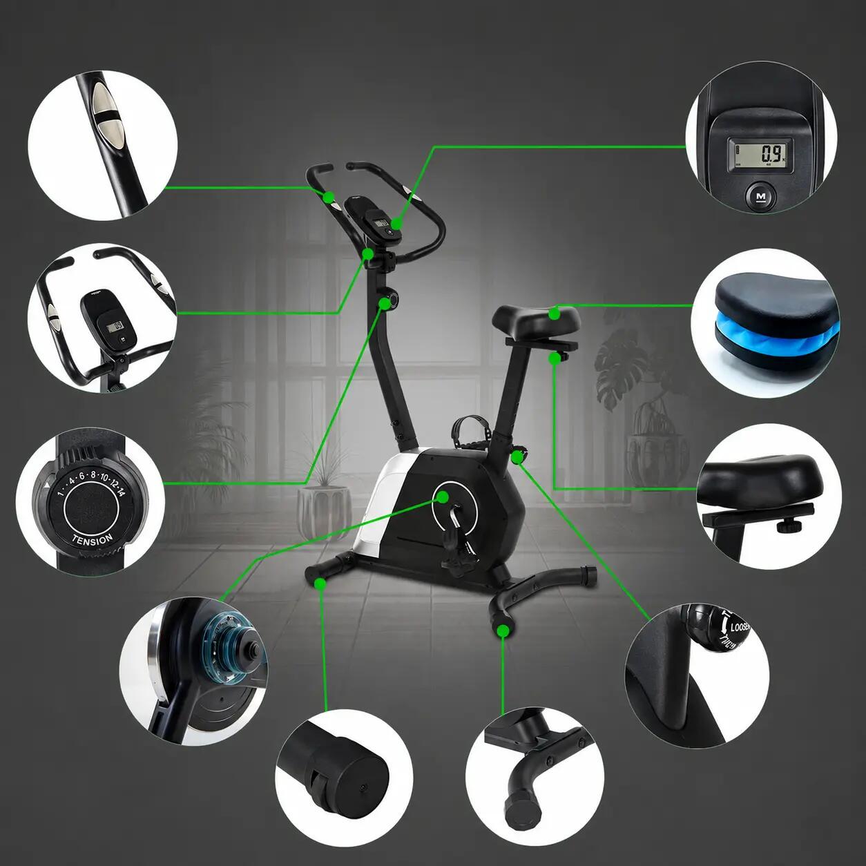 Heimtrainer Activ mit Magnetbremse, 14 Stufen & Komfortsattel 7/10