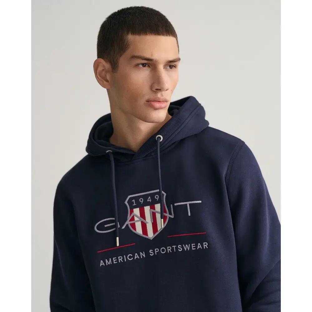 Felpa con cappuccio Gant Archive Shield 4/5