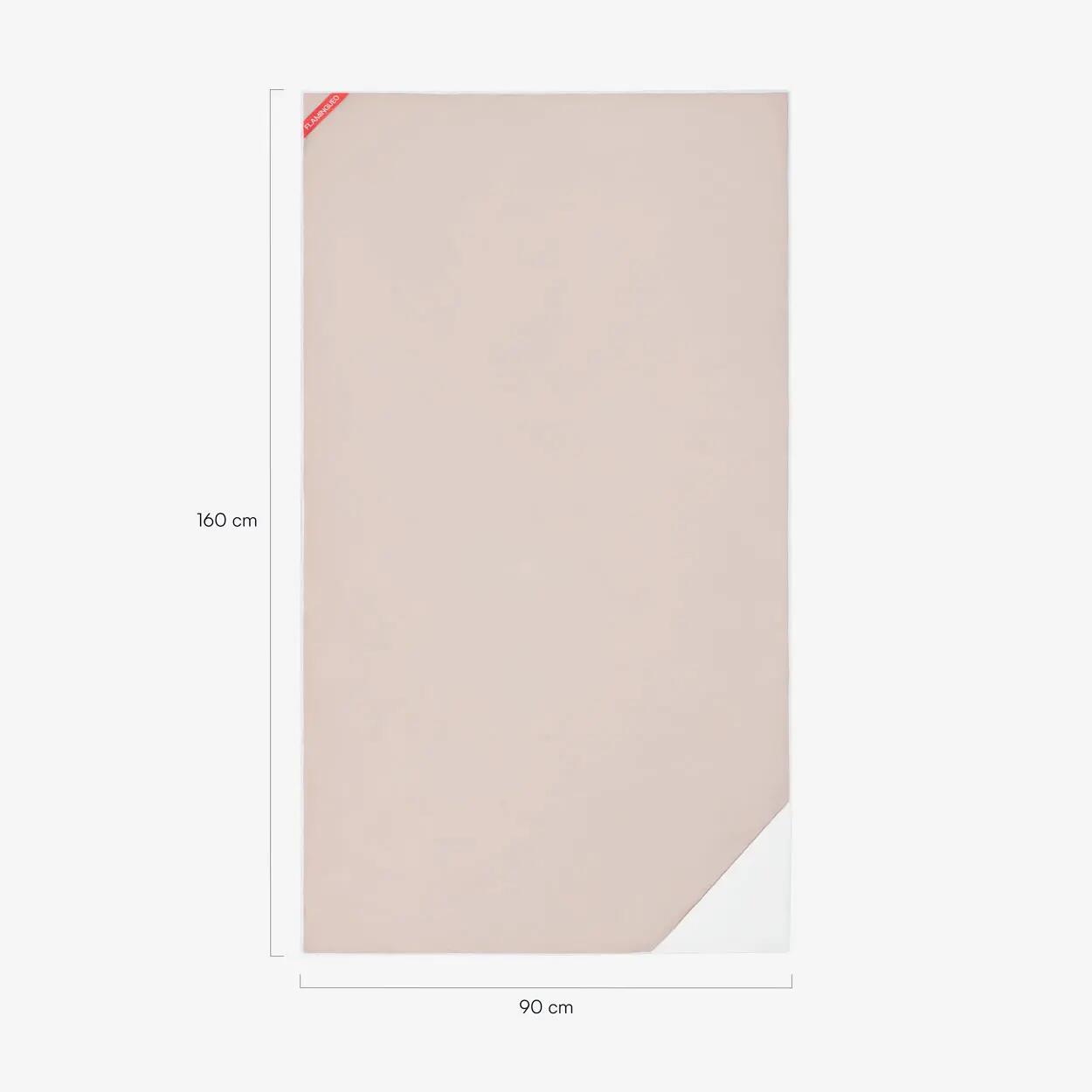 Flamingueo kompaktes Mikrofaser Strandtuch beige 7/7