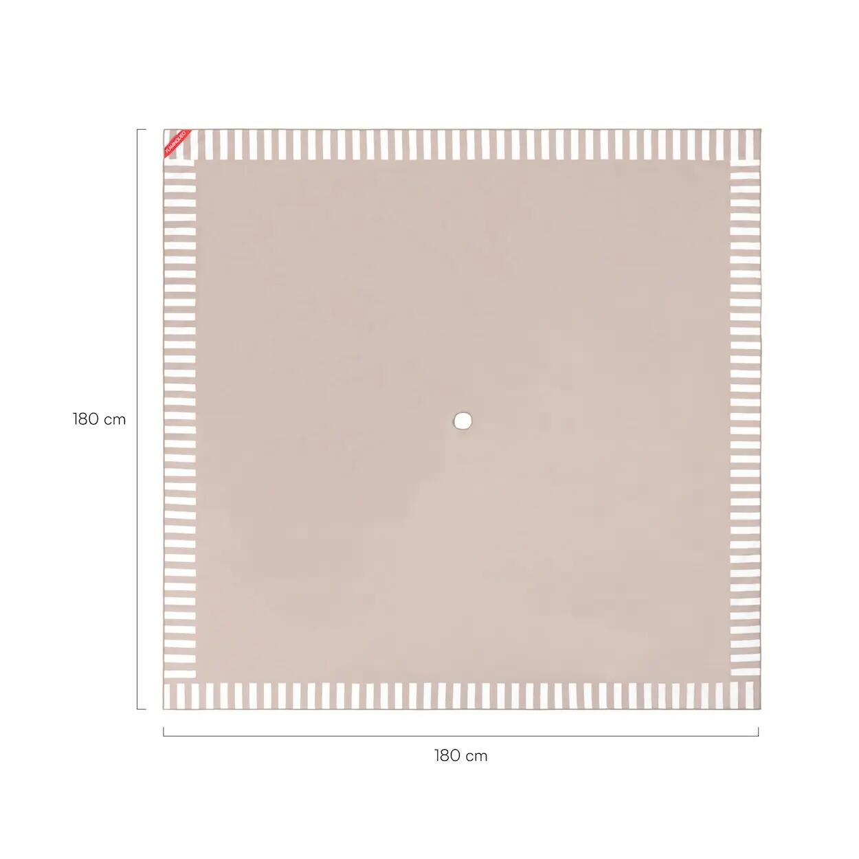 Flamingueo manta picnic microfibra beige 7/7
