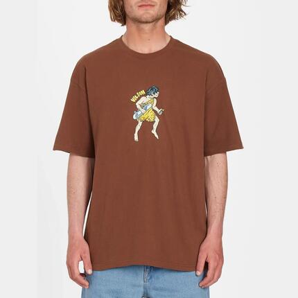Camiseta - Monopatín - Unisex - Gráfica Todd Bratrud 2 SS - Marrón