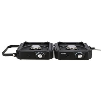 Gasfornuis mgc-150 campingpatroonfornuis 2 branders buiten 2 x 1800 w