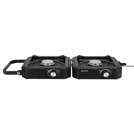 Gaskocher MGC-150 Camping Kartuschen Kocher 2 Flammig Outdoor 2 x 1800 W