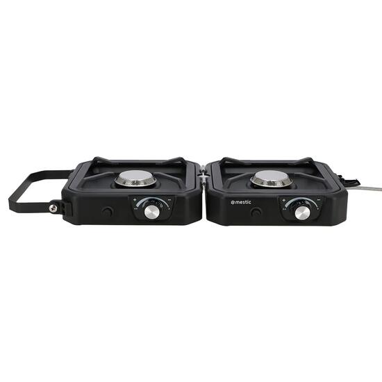 Gaskocher MGC-150 Camping Kartuschen Kocher 2 Flammig Outdoor 2 x 1800 W