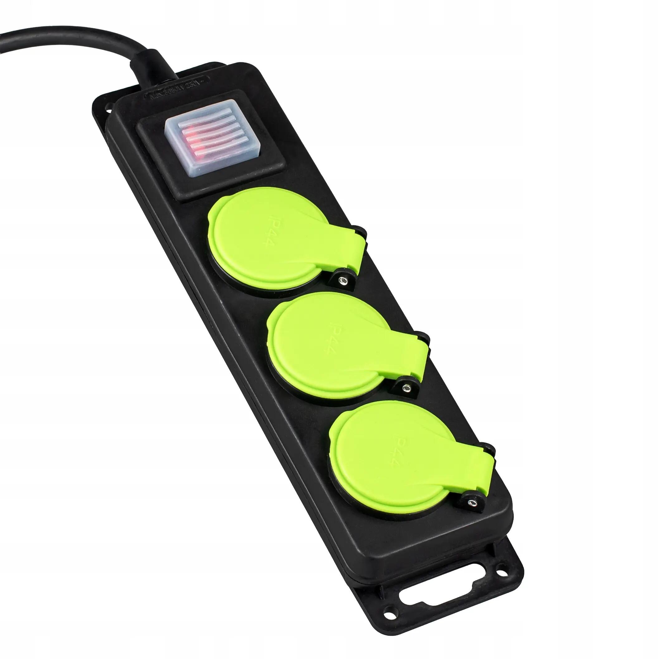 Przedłużacz kempingowy Vayox VA0376 3x1,5mm² 3 gniazda IP44 13/15