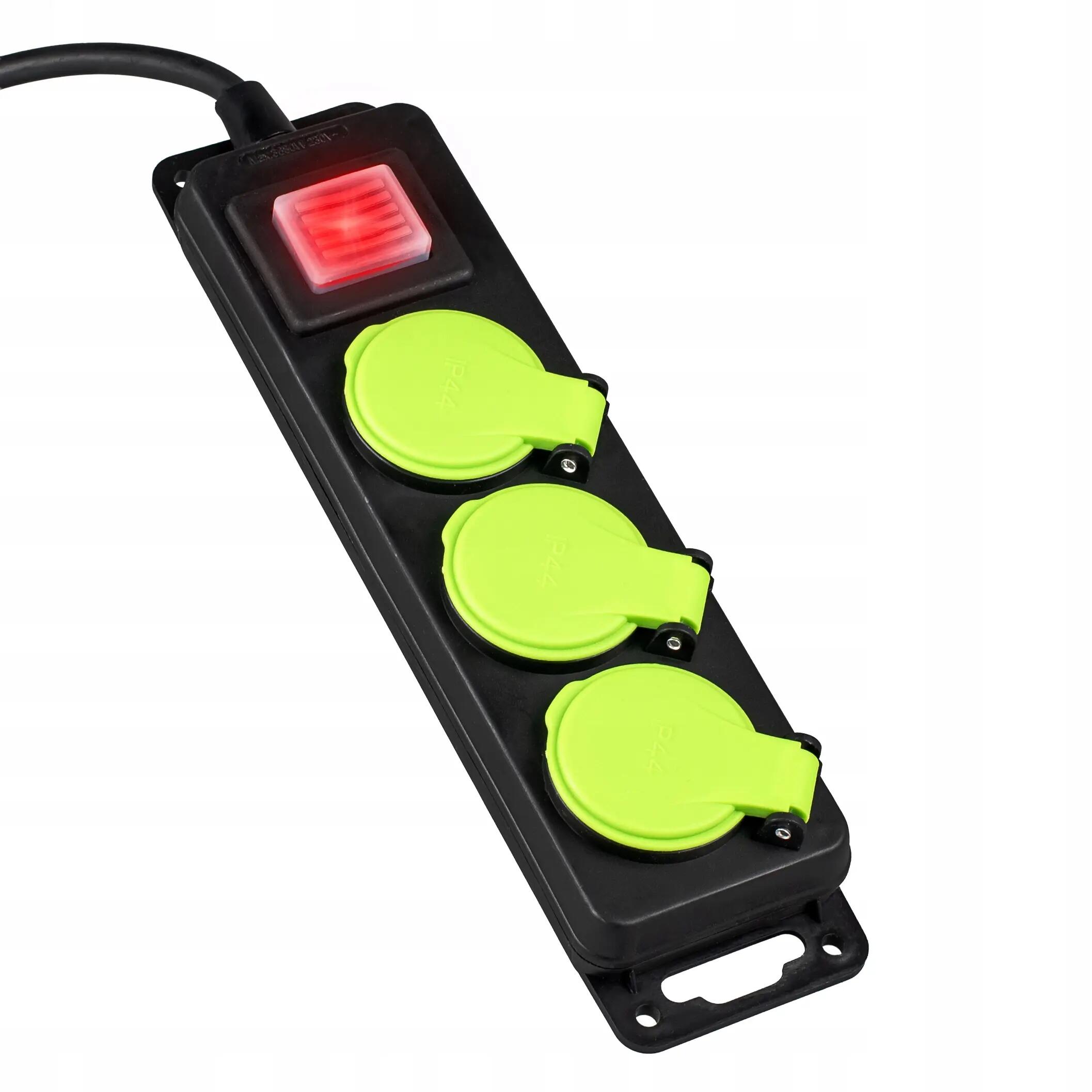Przedłużacz kempingowy Vayox VA0376 3x1,5mm² 3 gniazda IP44 7/15