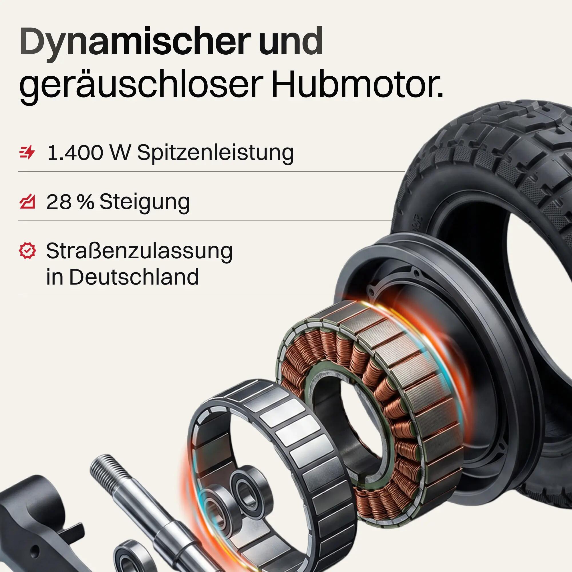 VMAX VX2 Lite E-Scooter mit Straßenzulassung – bis zu 90 km Reichweite 2/7