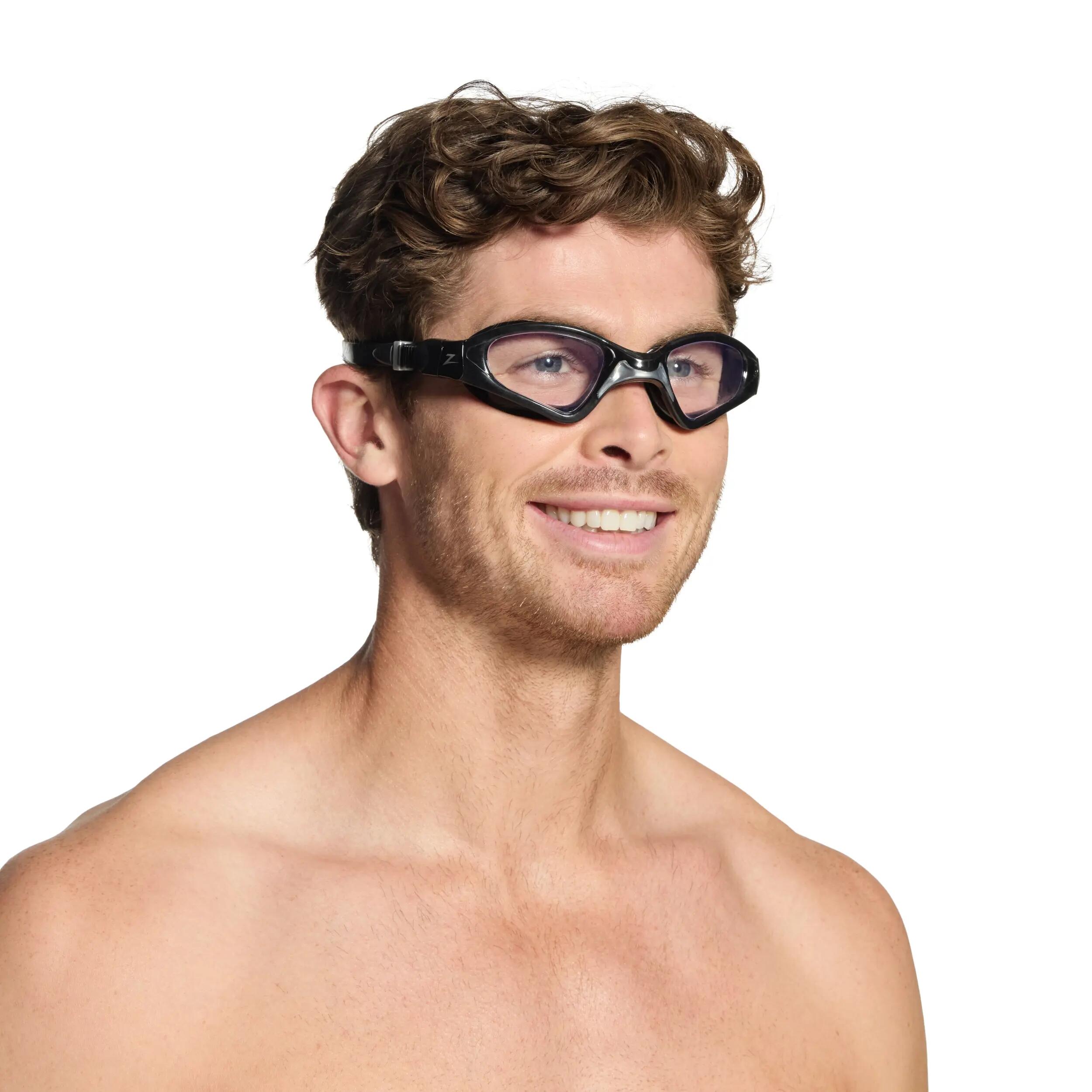 SPECTRA Schwimmbrille mit klaren Gläsern 7/8