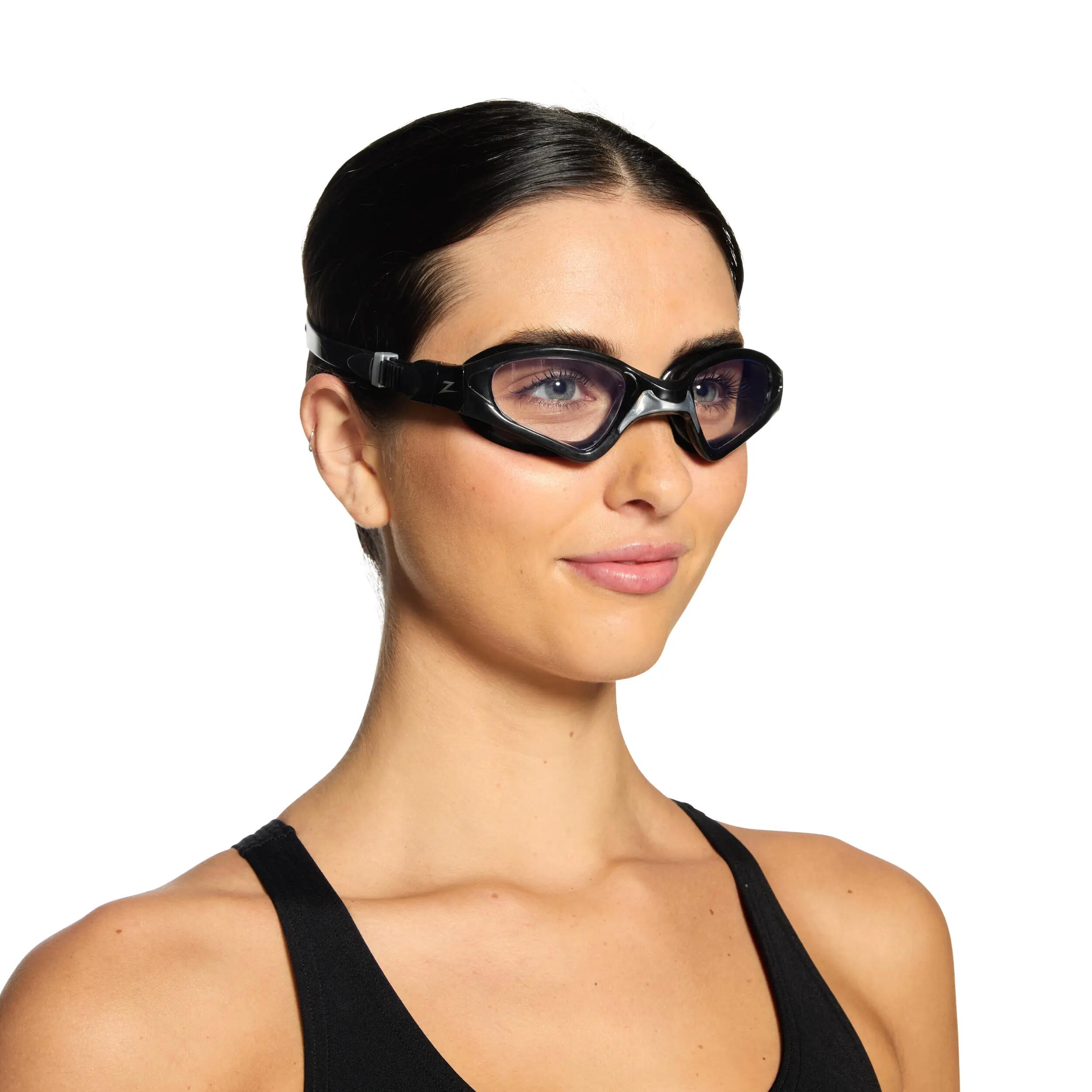 SPECTRA Schwimmbrille mit klaren Gläsern 5/8