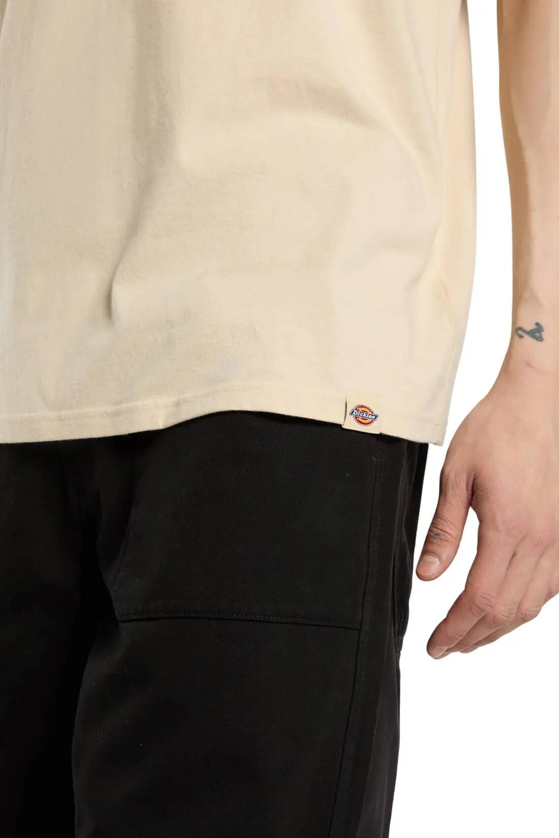t-shirt - casual - Homme - coupe relaxed, imprimé logo - Apison - kaki 5/5