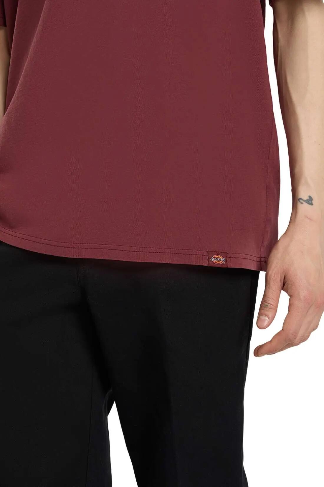 T-shirt - Sportswear - Homem - Plentywood - relaxed-fit, estampado - Bordeaux 5/5