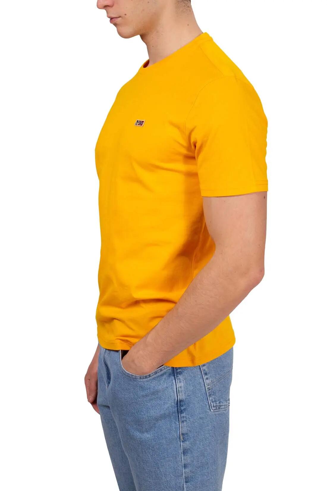 T-shirt - casual - man - suri summer - ronde hals, logo - wit 4/5