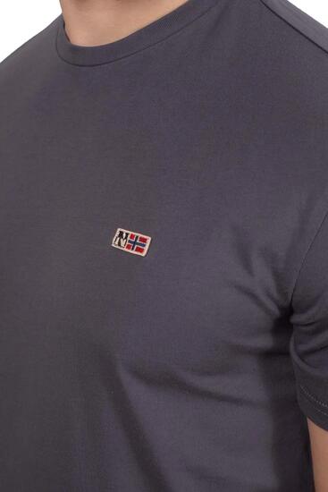 T-shirt - homme - coton, col rond, logo - suri - blanc
