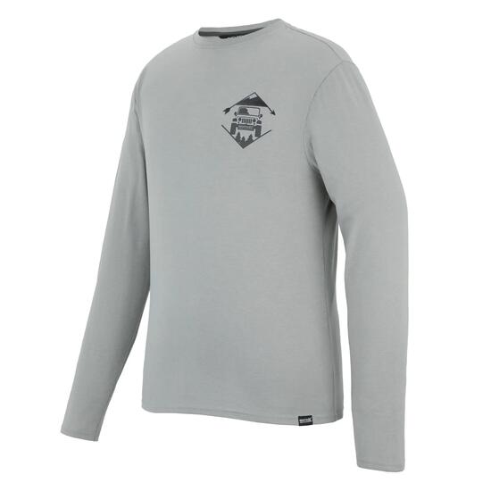 T-shirt à manches longues et col rond Maylow pour homme