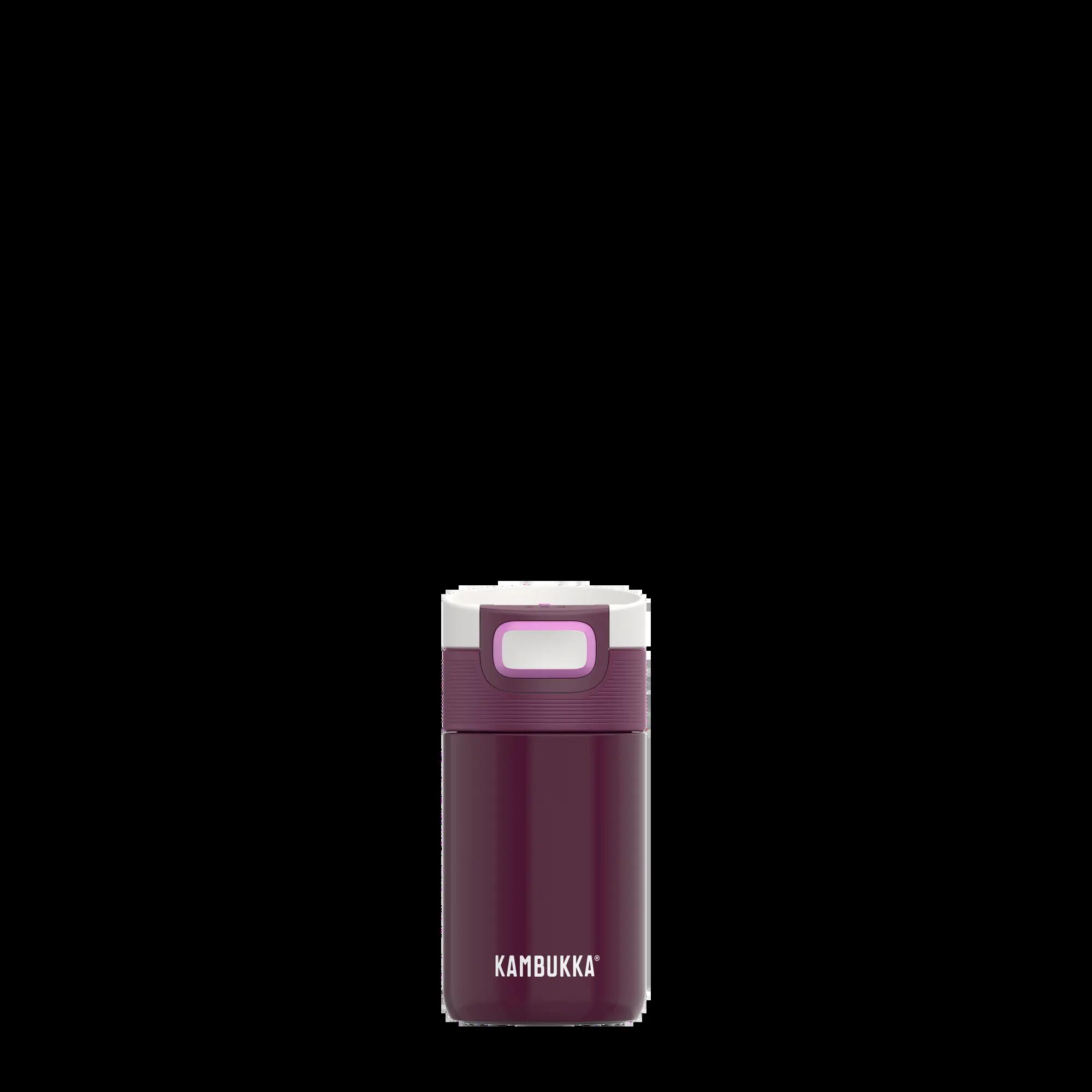 Thermobecher 300ml Edelstahl, 3in1, auslaufsicher Kambukka Etna Cherry Red 8/8
