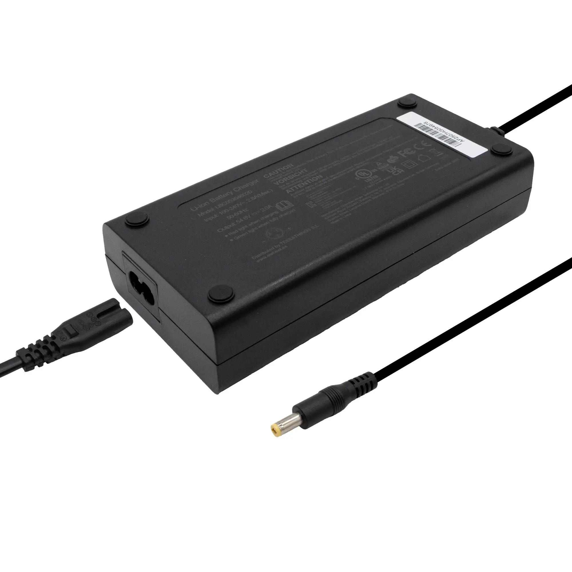Cargador premium 48V (salida 54,6v) 2A conector DC 5,5x2,5mm 4/4