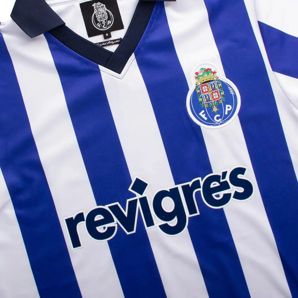 Maillot de football rétro - Homme - FC Porto 2002 - Manches Courtes - Blanc/Bleu 4/7