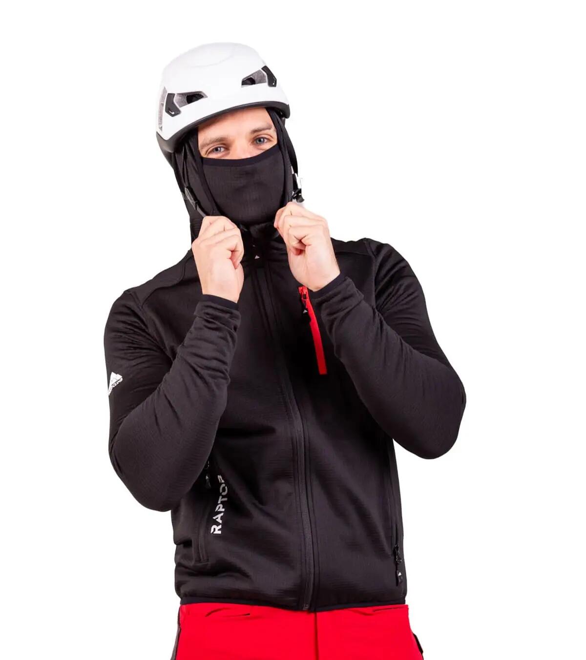 Casaco de Forro Polar Respirável de Montanha Raptor Jacket Homem Vermelho 4/5