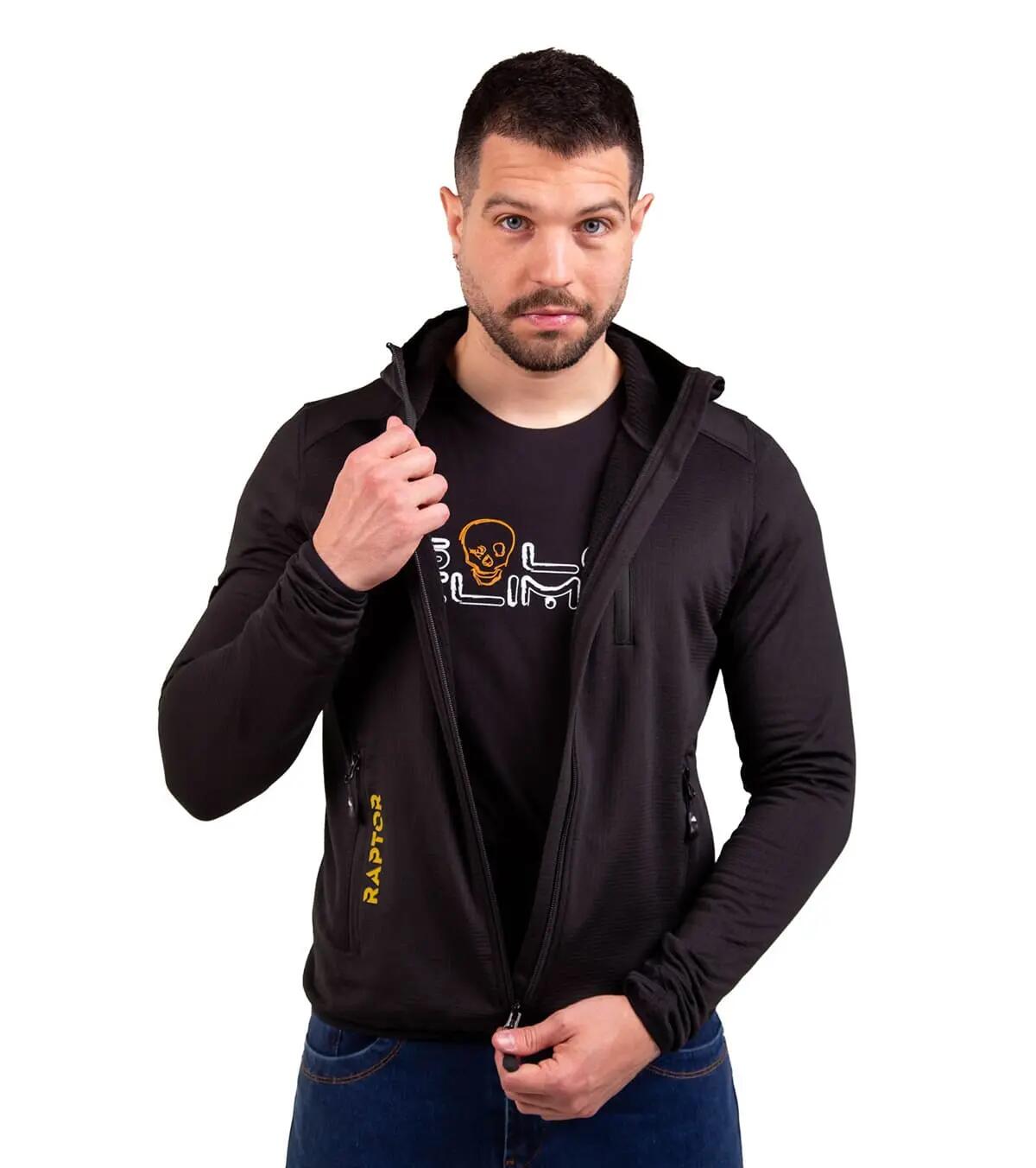 Casaco de Forro Polar Respirável de Montanha Raptor Jacket Homem Preto 2/5