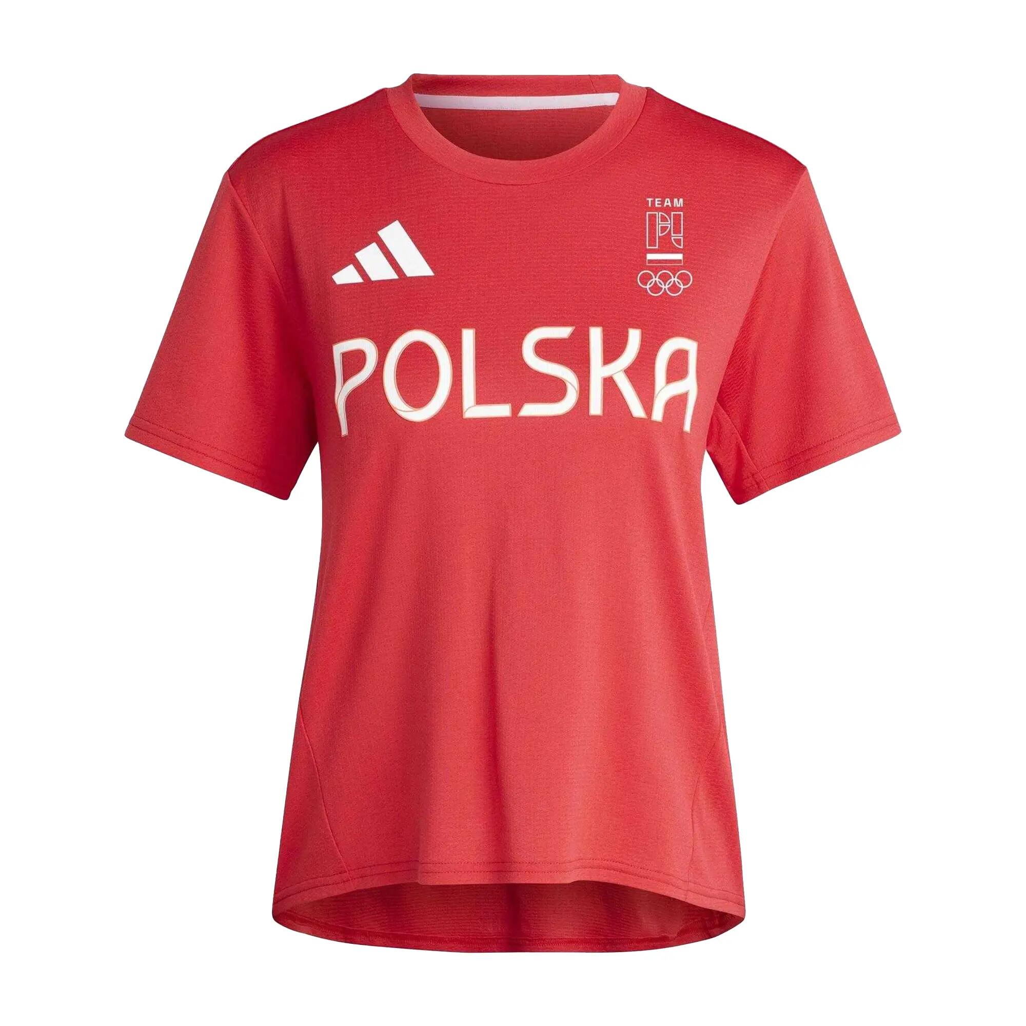 Adidas Womens/Ladies Olympic Poland T-Shirt