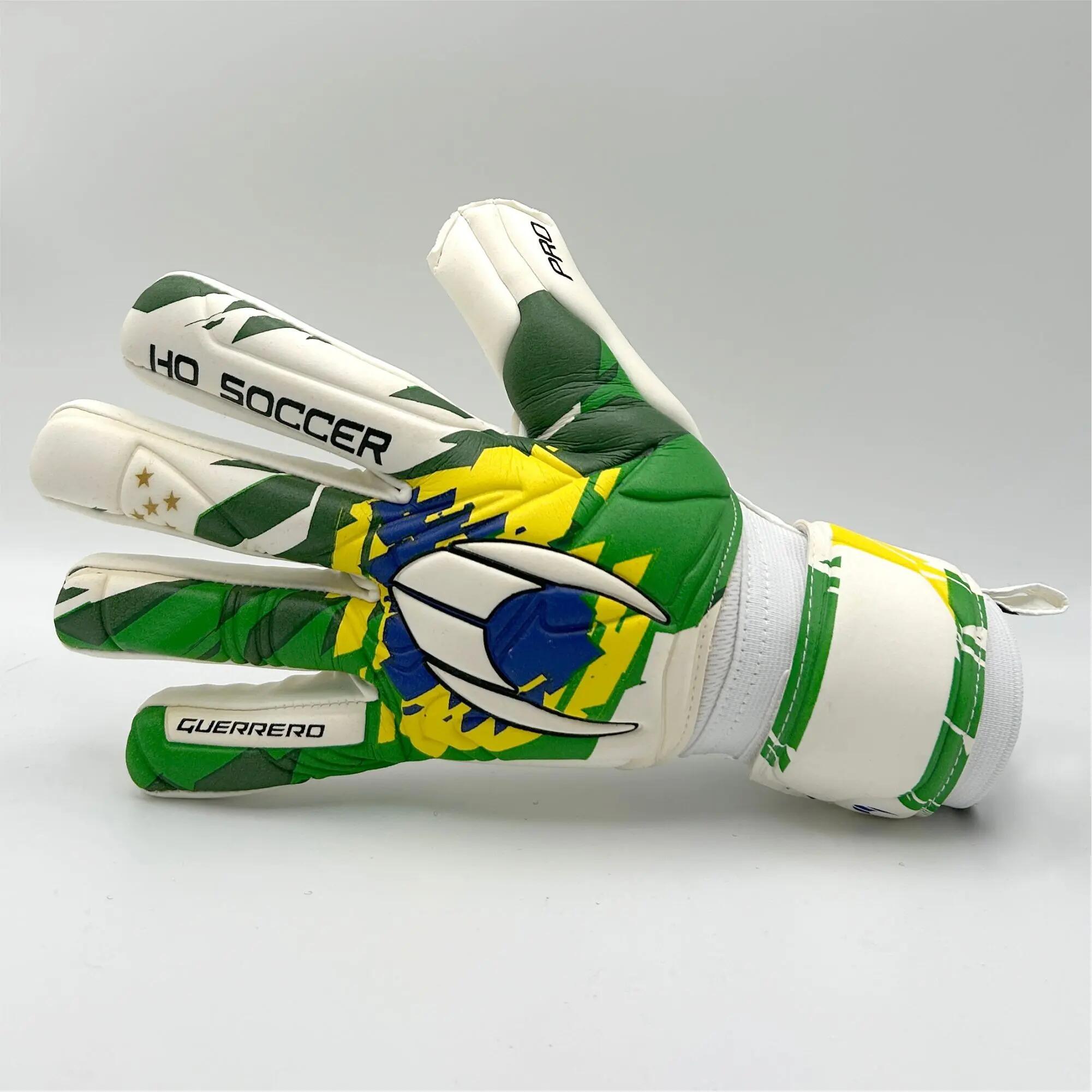 Guantes de Portero Ho Soccer Adulto Guerrero Pro Patriot Brasil Verde 6/6