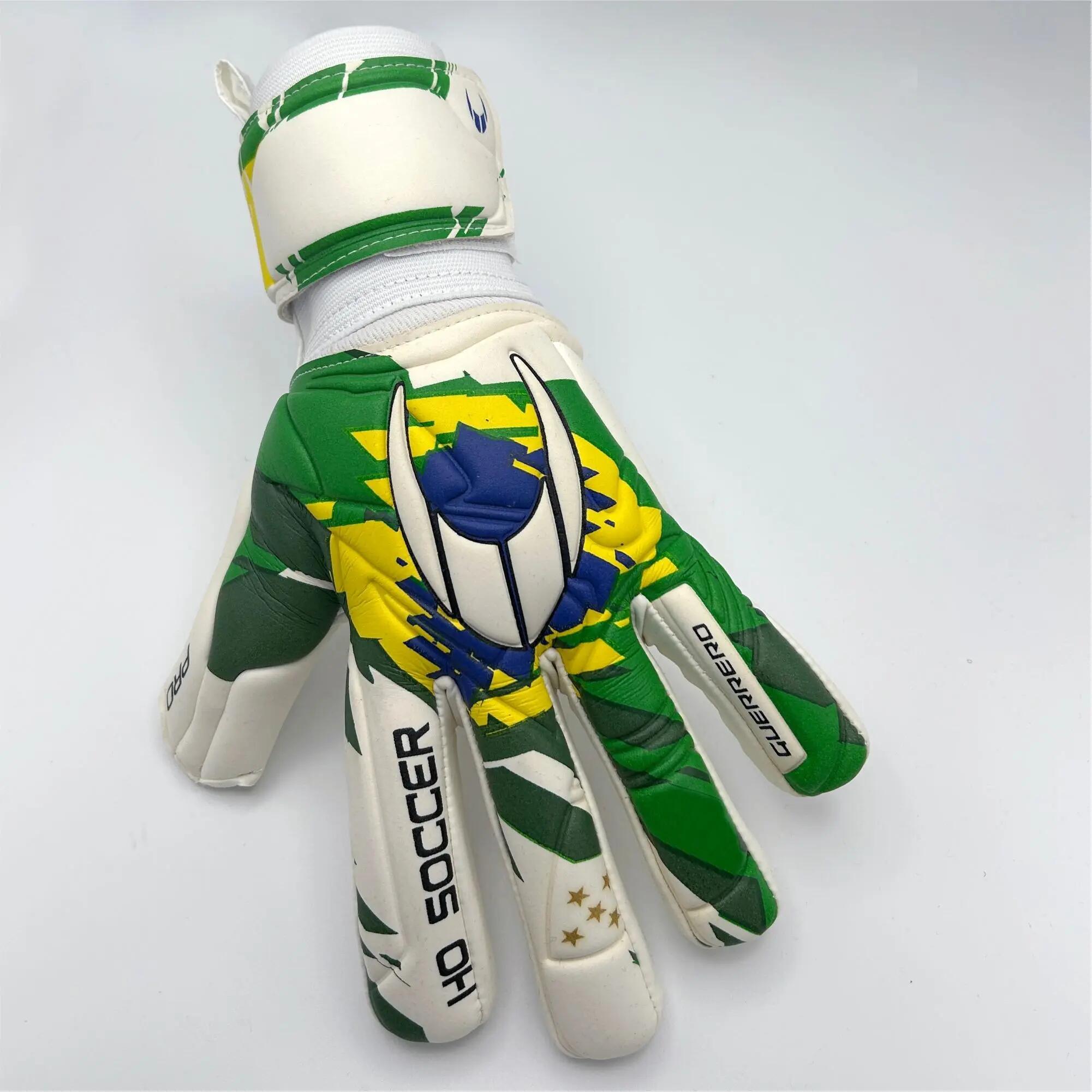 Guantes de Portero Ho Soccer Adulto Guerrero Pro Patriot Brasil Verde 5/6
