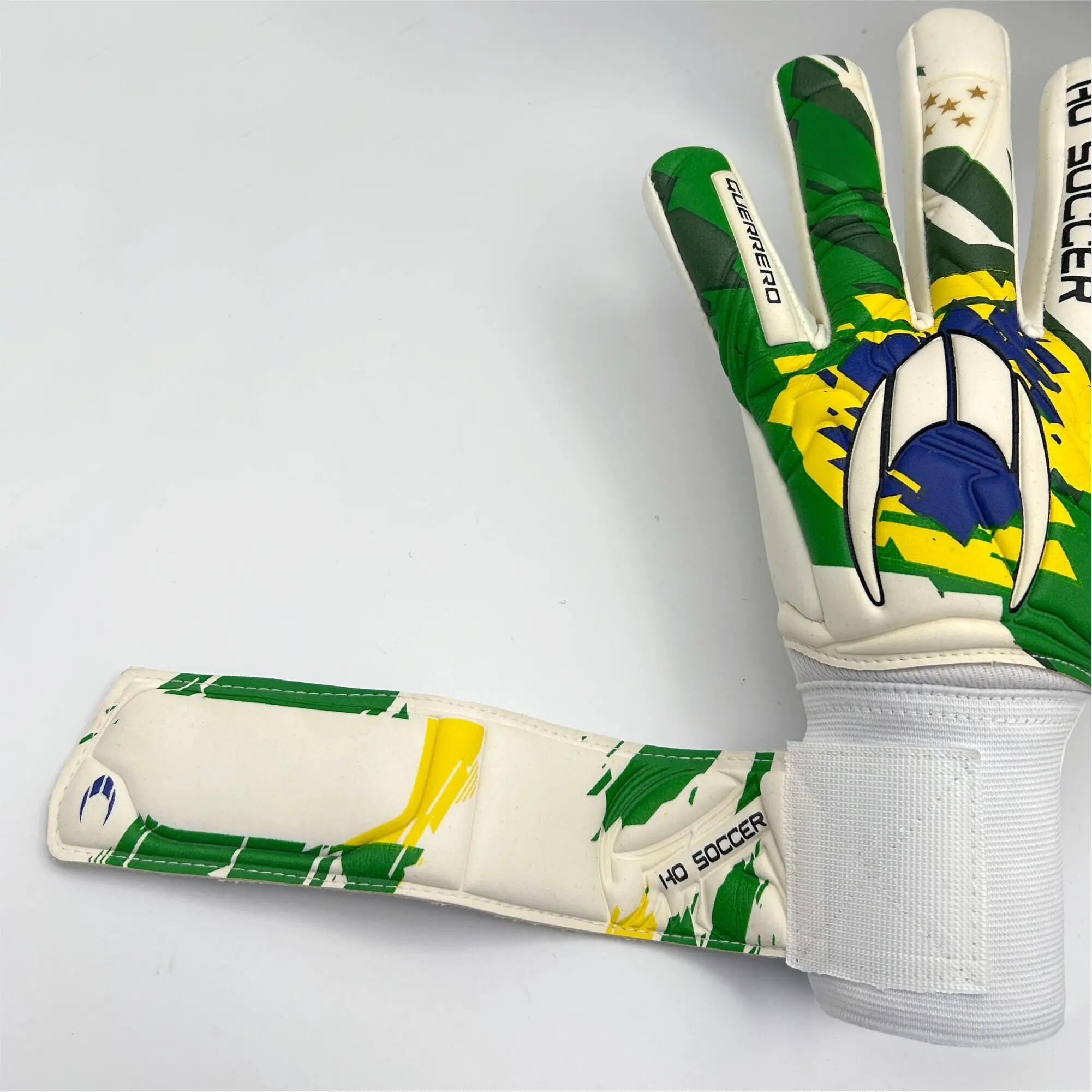 Guantes de Portero Ho Soccer Adulto Guerrero Pro Patriot Brasil Verde 4/6