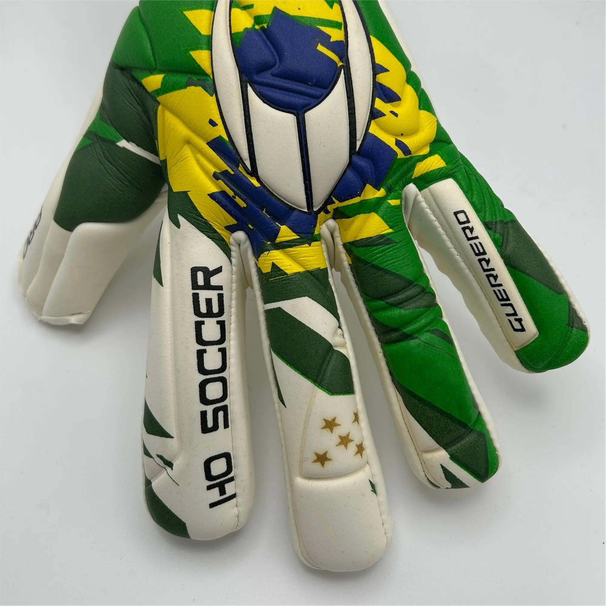 Guantes de Portero Ho Soccer Adulto Guerrero Pro Patriot Brasil Verde 2/6
