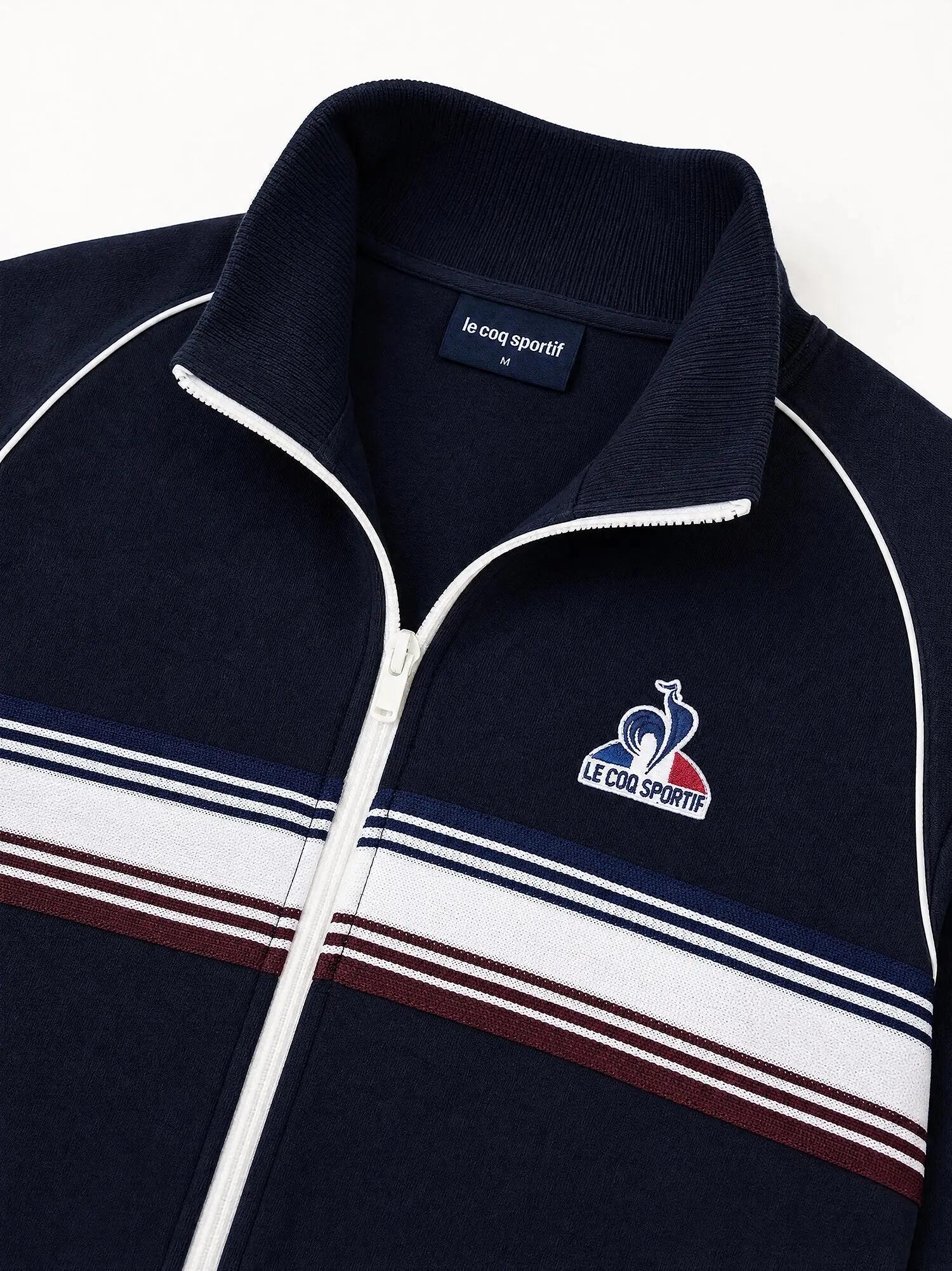 Veste zippée en double face avec bande rayée Tricolores 4/5
